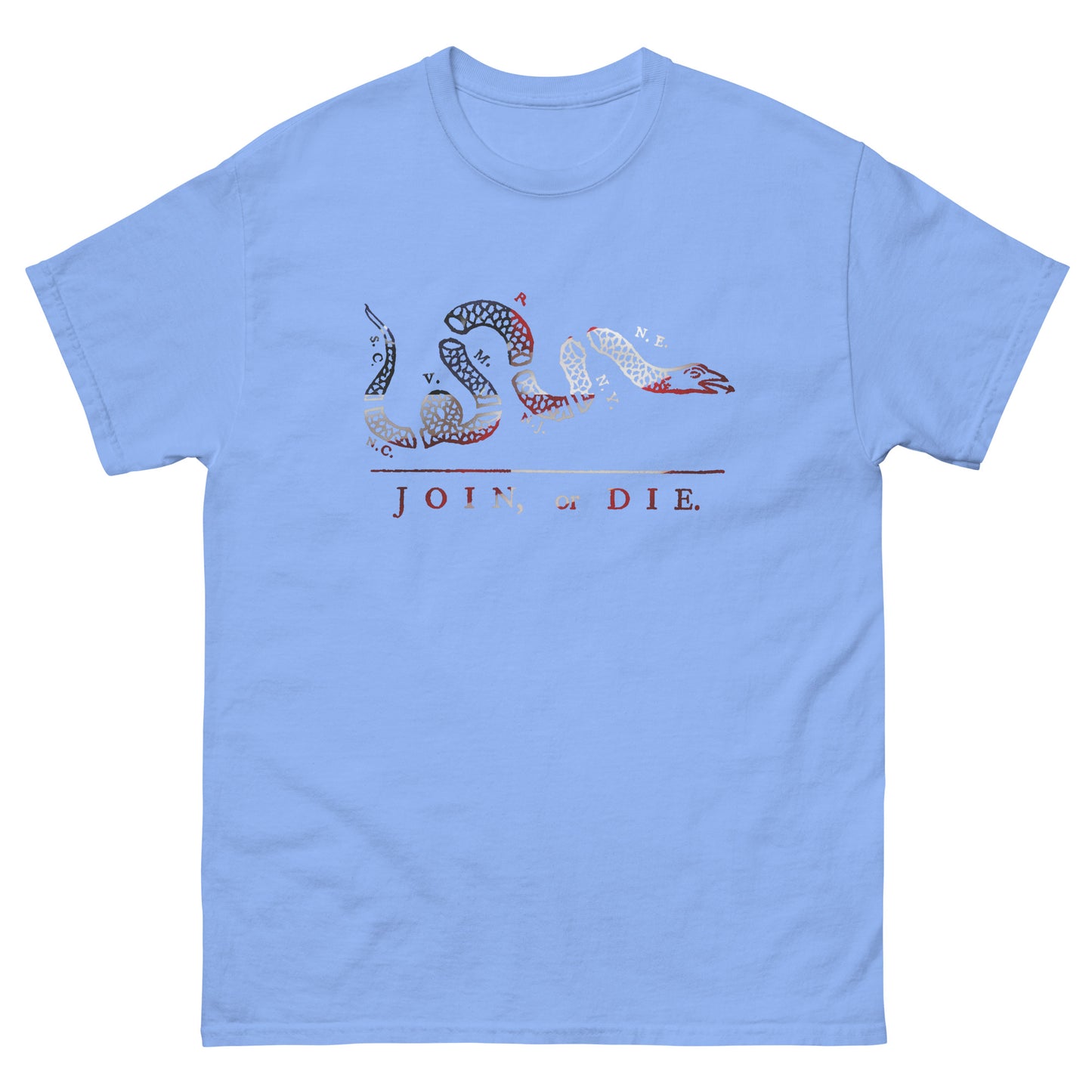 Red White and Blue Join or Die Shirt