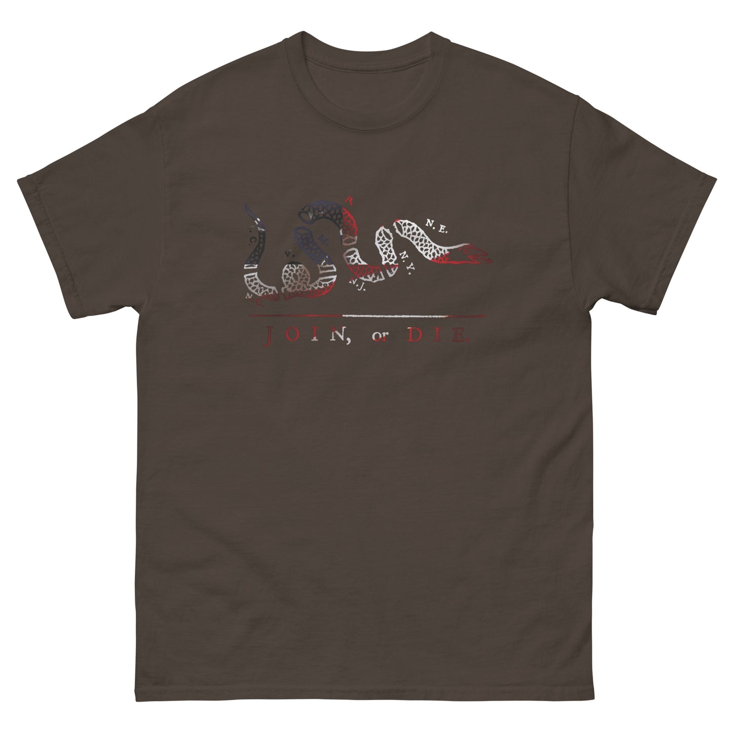 Red White and Blue Join or Die Shirt