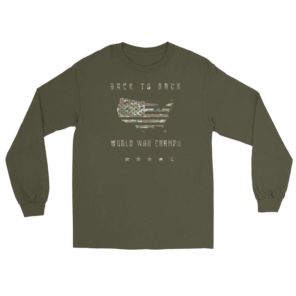 Multicam Back to Back World War Champs Long Sleeve Shirt
