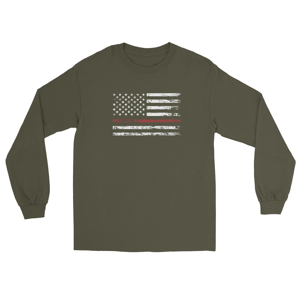 Thin Red Line Long Sleeve Shirt