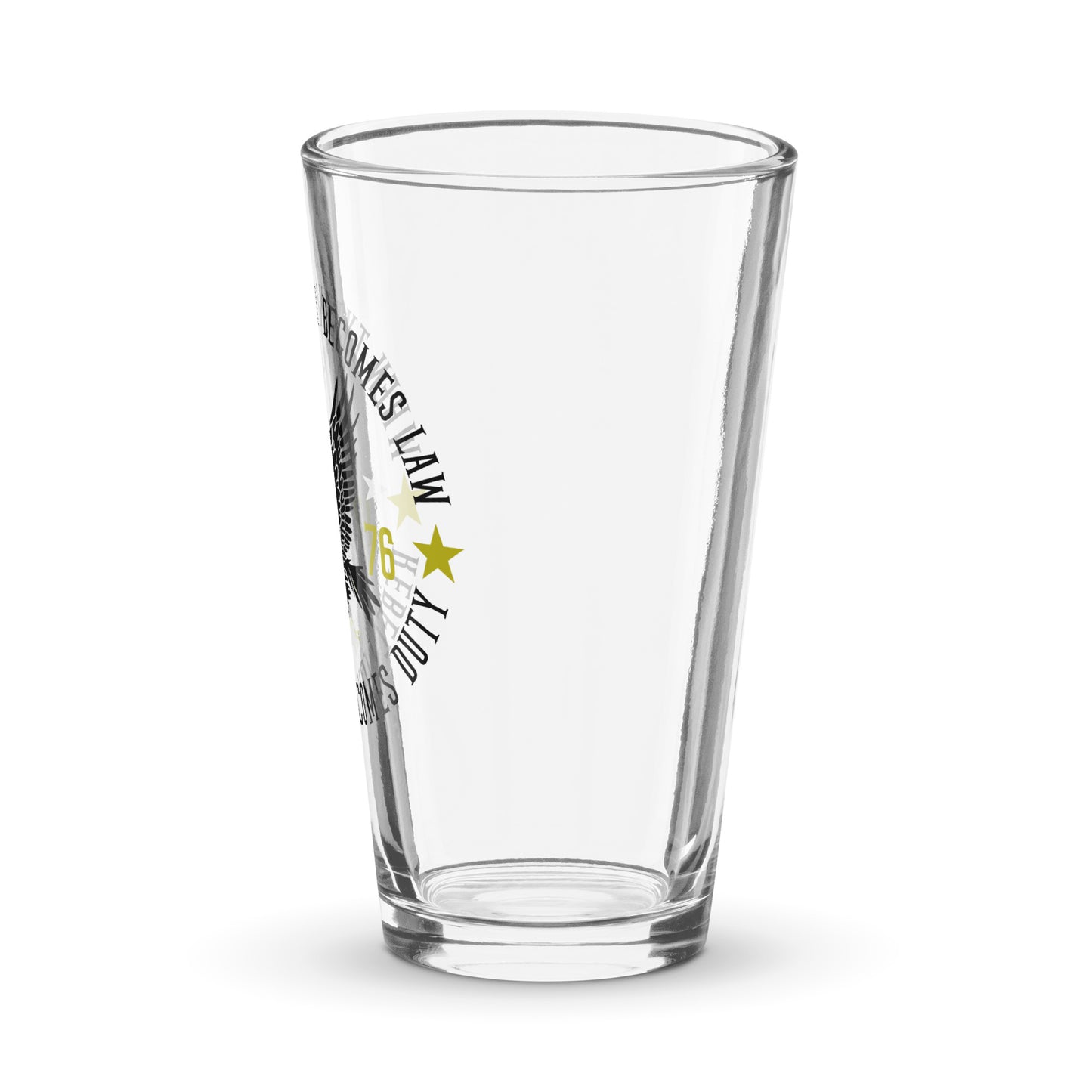 Rebellion is Duty pint glass