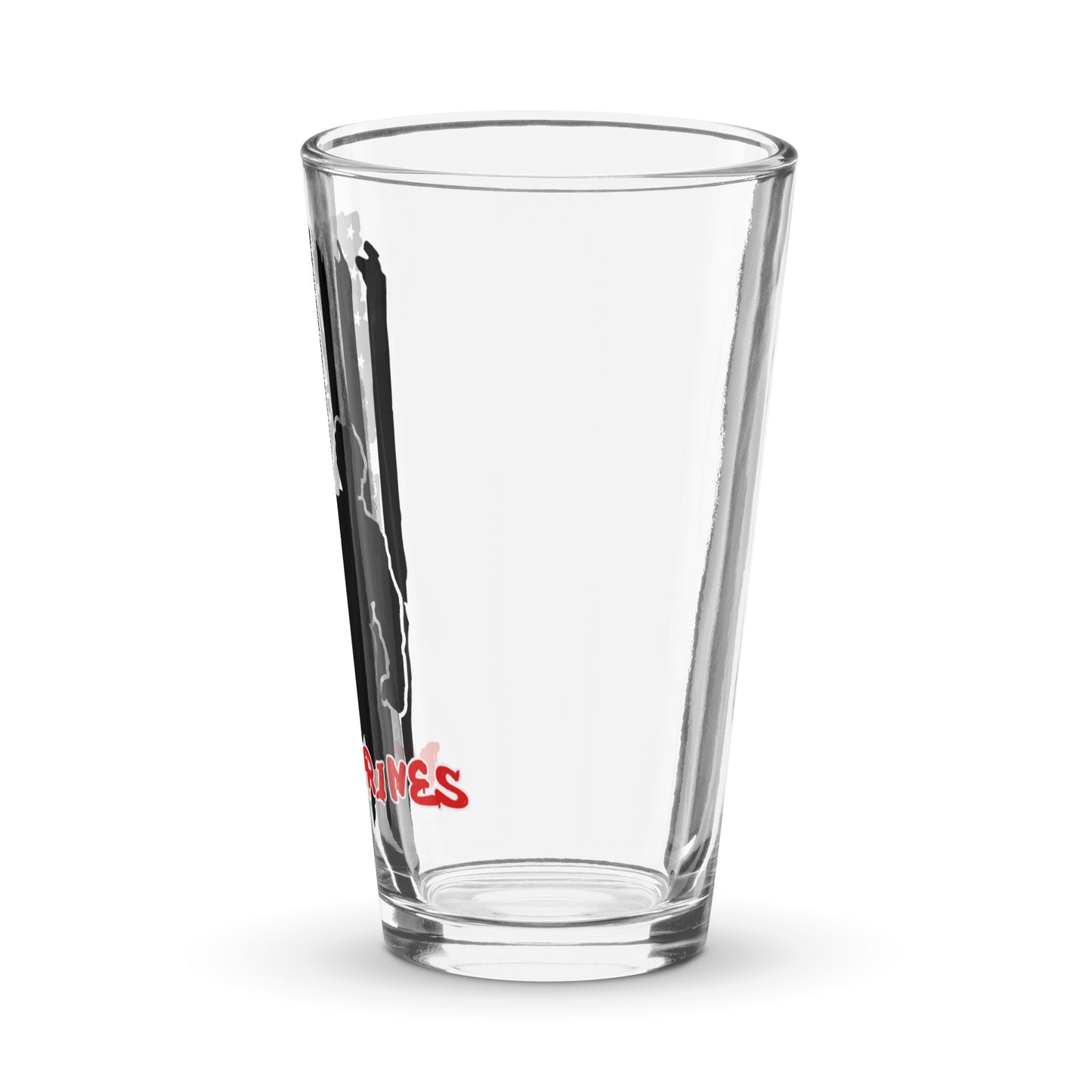 Wolverines pint glass