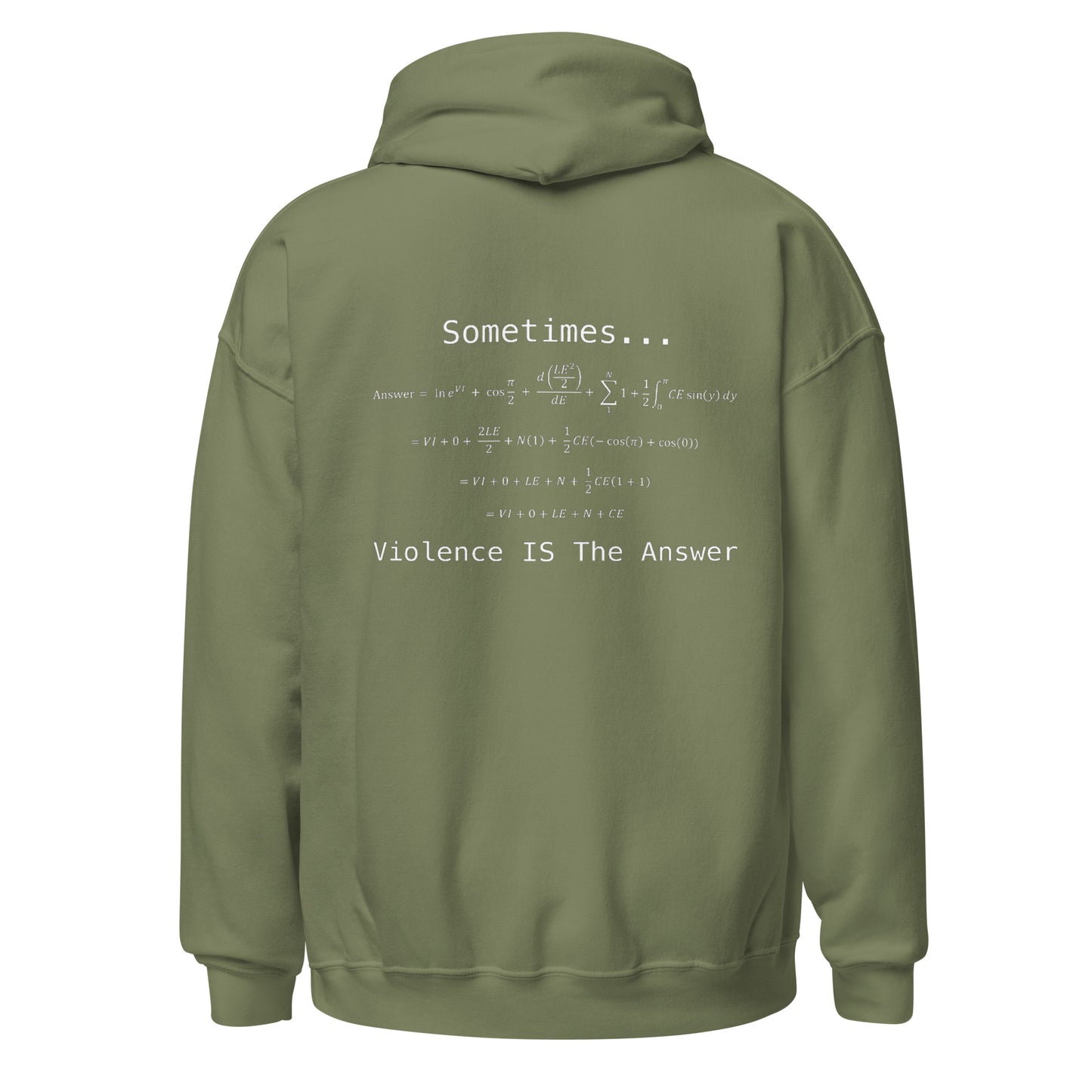 Violence is the Answer Hoodie