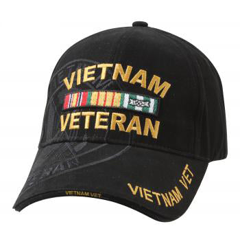 Vietnam Veteran Low Profile Shadow Caps