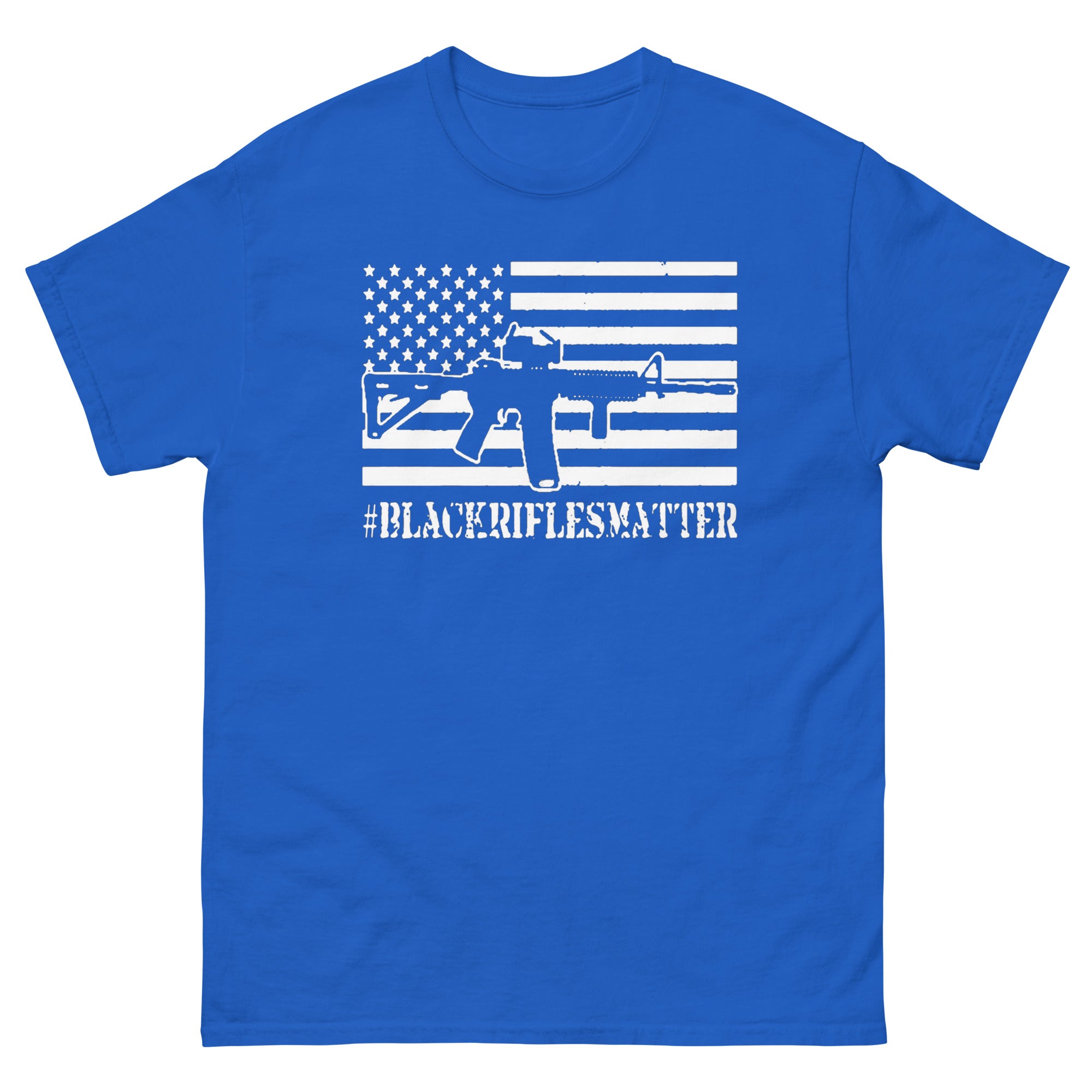Black Guns Matter 2nd Amendment T-Shirt – Men's Cotton Graphic Tee (S To 5XL, Preshrunk)