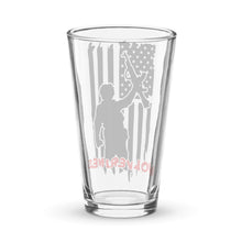 Wolverines pint glass