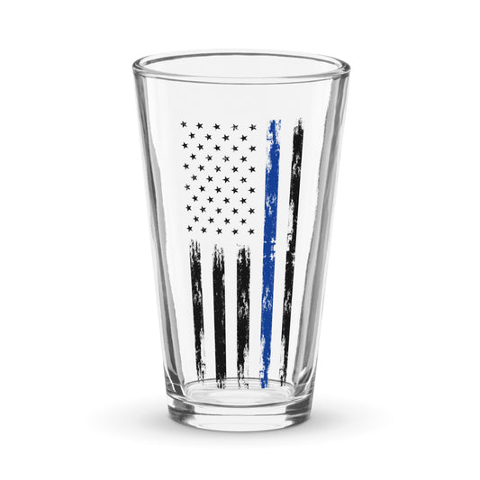 Thin Blue Line pint glass