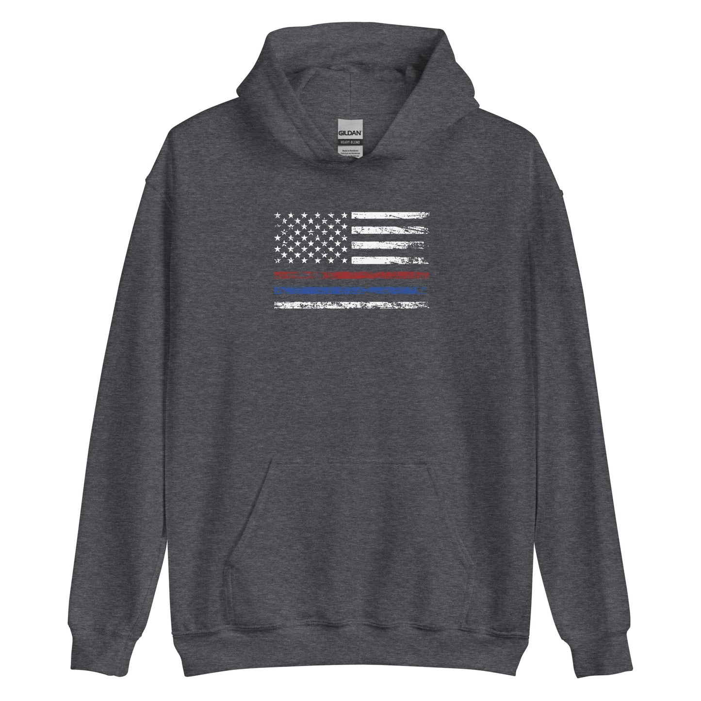 Thin Red and Blue Line Hoodie